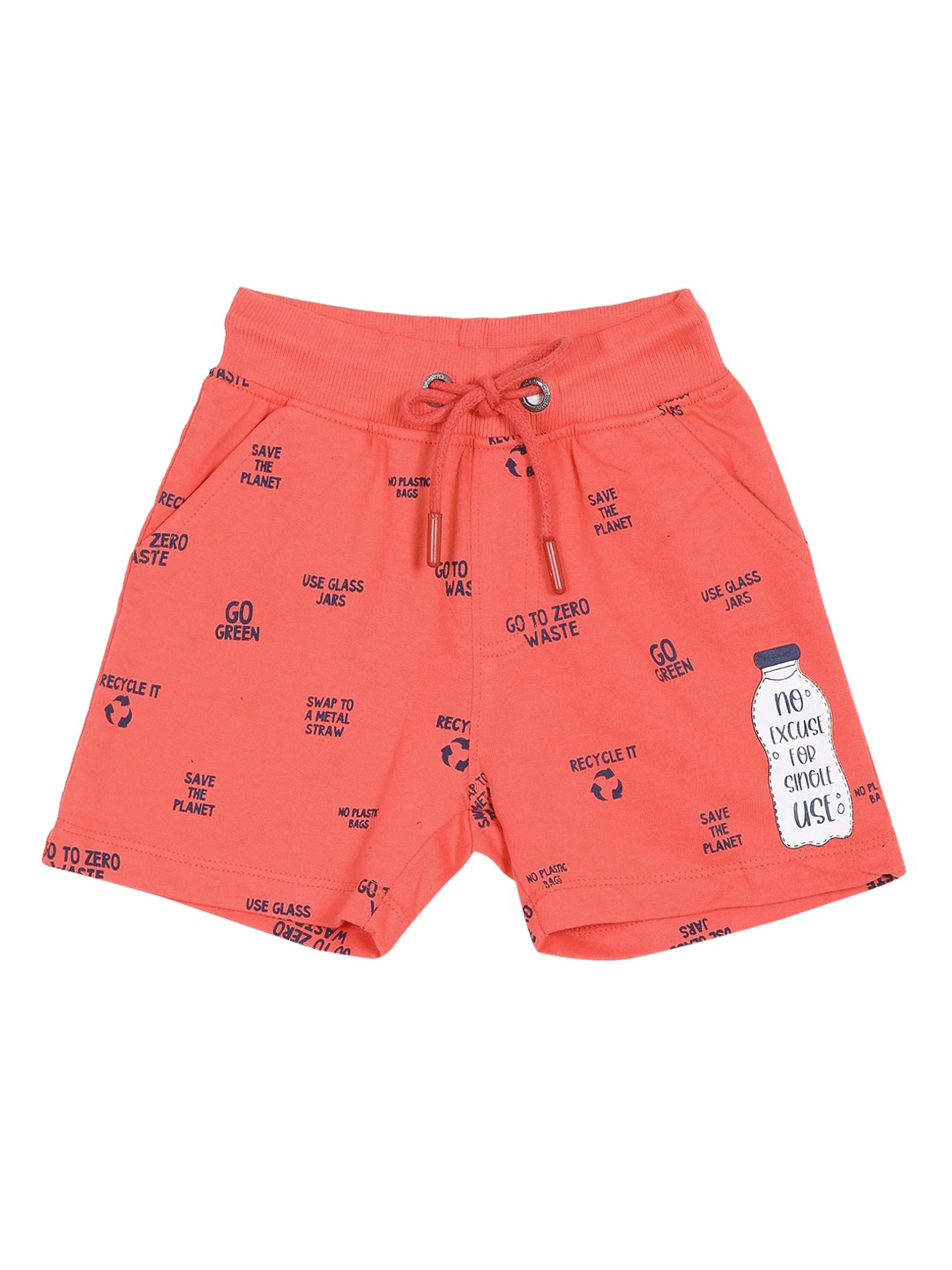 

Cherokee Boys Orange Printed Shorts