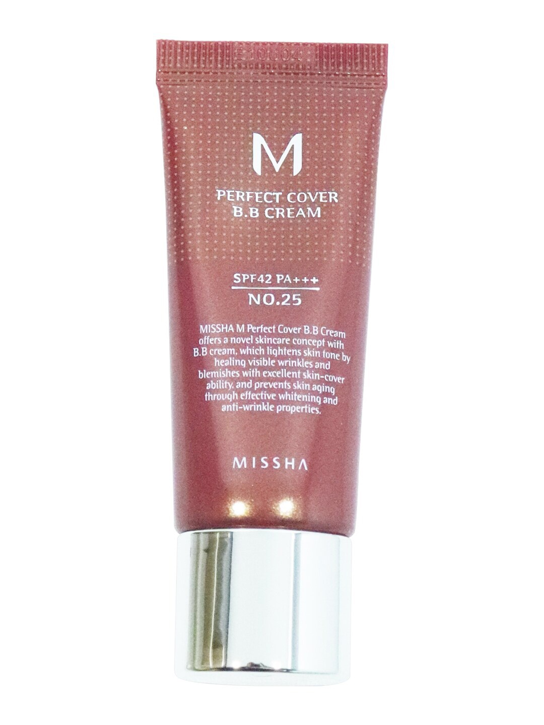 

MISSHA M Perfect Cover SPF42/PA+++ BB Cream 20 ml - Warm Beige 25, Maroon