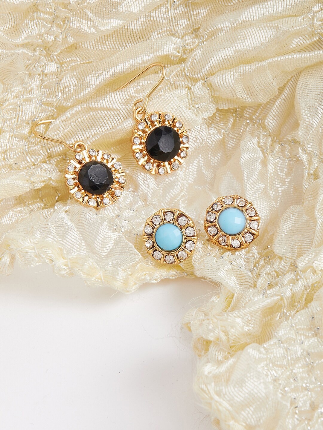 

Lilly & sparkle Set of 2 Gold-Plate Earrings