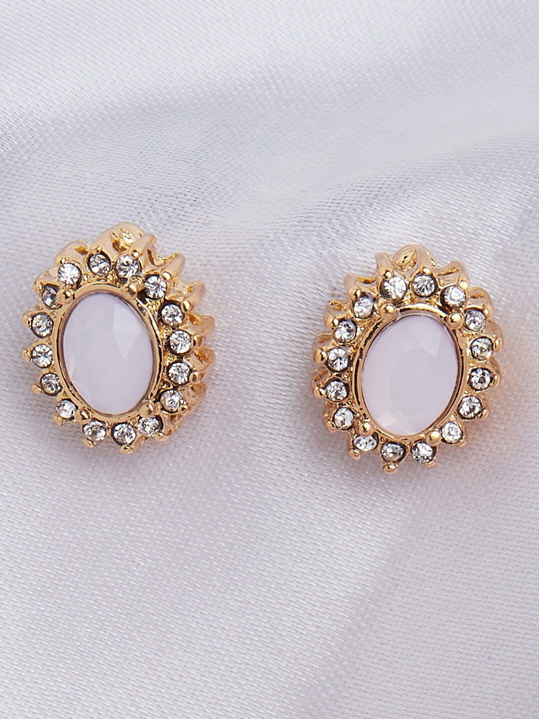 

Lilly & sparkle Gold-Toned Contemporary Studs Earrings