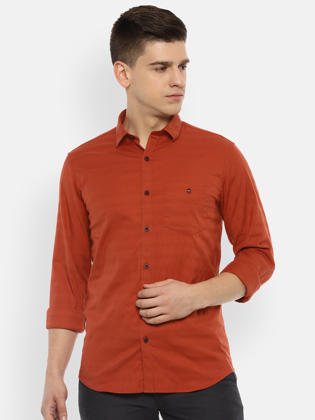 

Louis Philippe Sport Men Red Regular Fit Casual Shirt