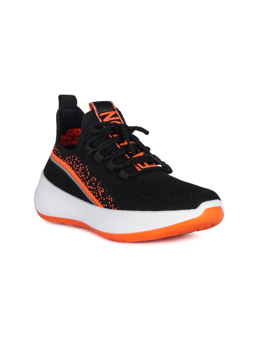 

London Rag Women Black Woven Design Sneakers
