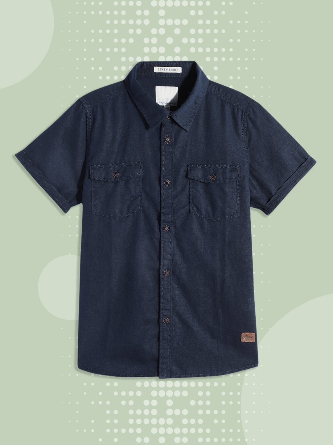 

UTH by Roadster Boys Blue Solid Casual Shirt