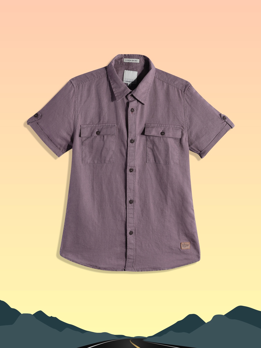 

UTH by Roadster Teen Boys Lavender Casual Shirt