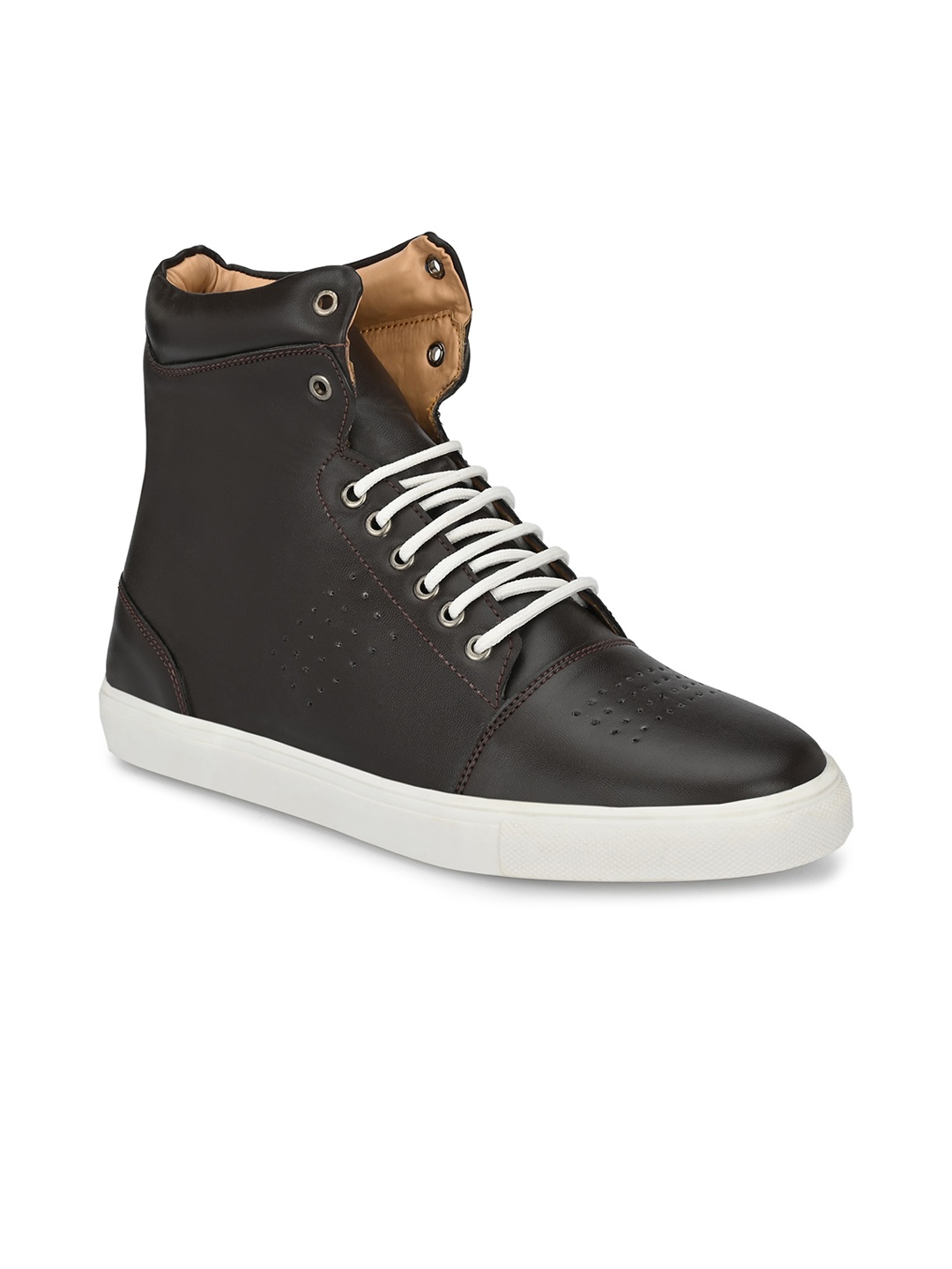 

KLEAT Men Brown Colourblocked Sneakers