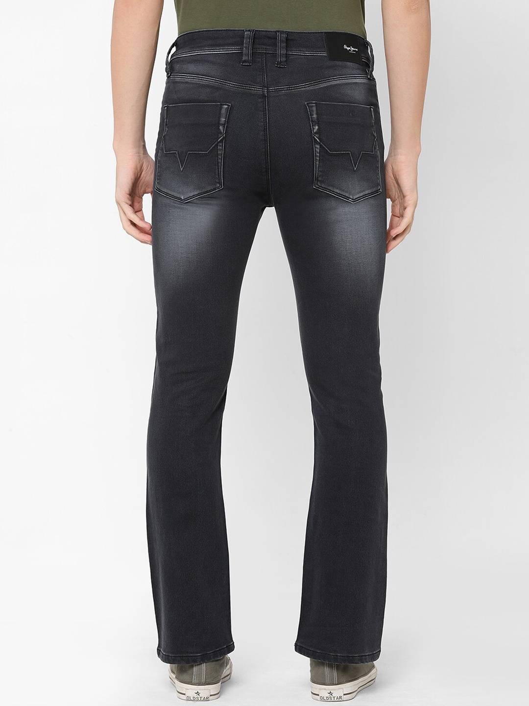 

Pepe Jeans Men Heavy Fade Stretchable Jeans, Black