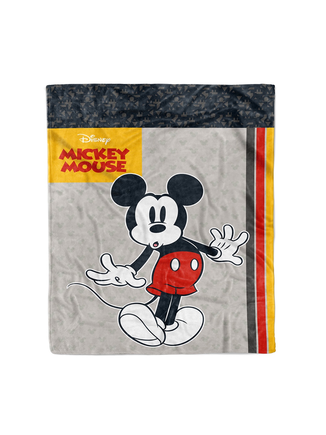 

Disney Grey & Red Cartoon Characters Mild Winter 210 GSM Single Bed Blanket