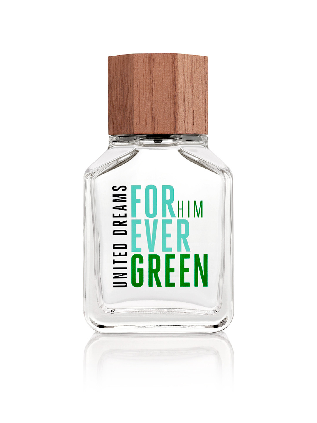 

United Colors of Benetton Men United Dreams Forever Green Eau de Toilette 100 ml, Transparent