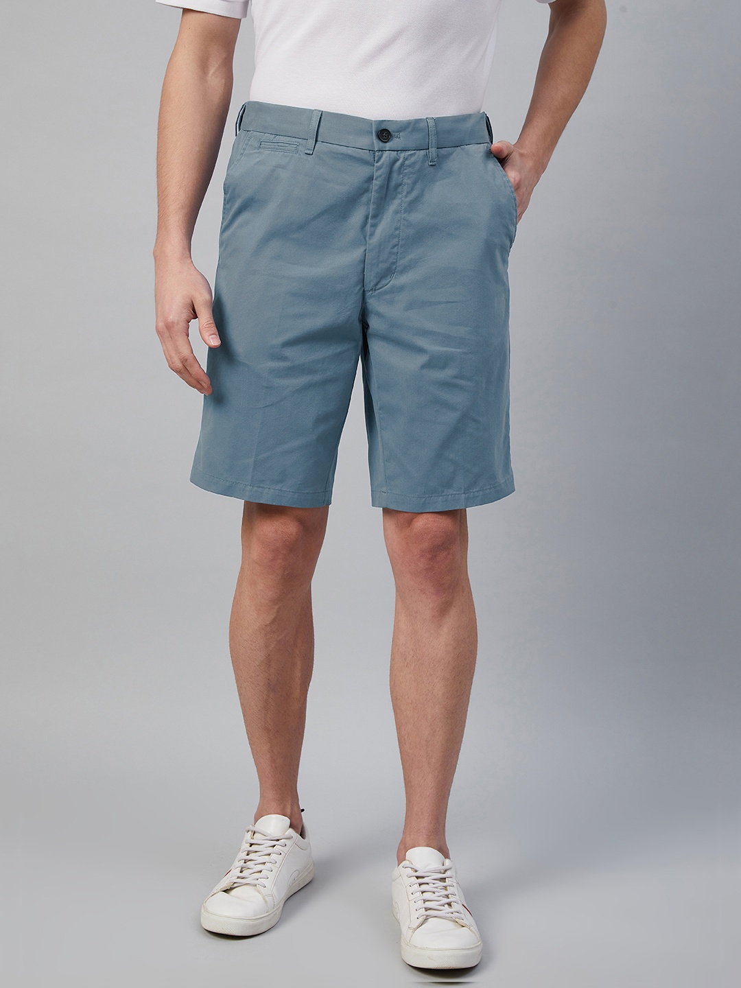 

Marks & Spencer Men Blue Chino Shorts