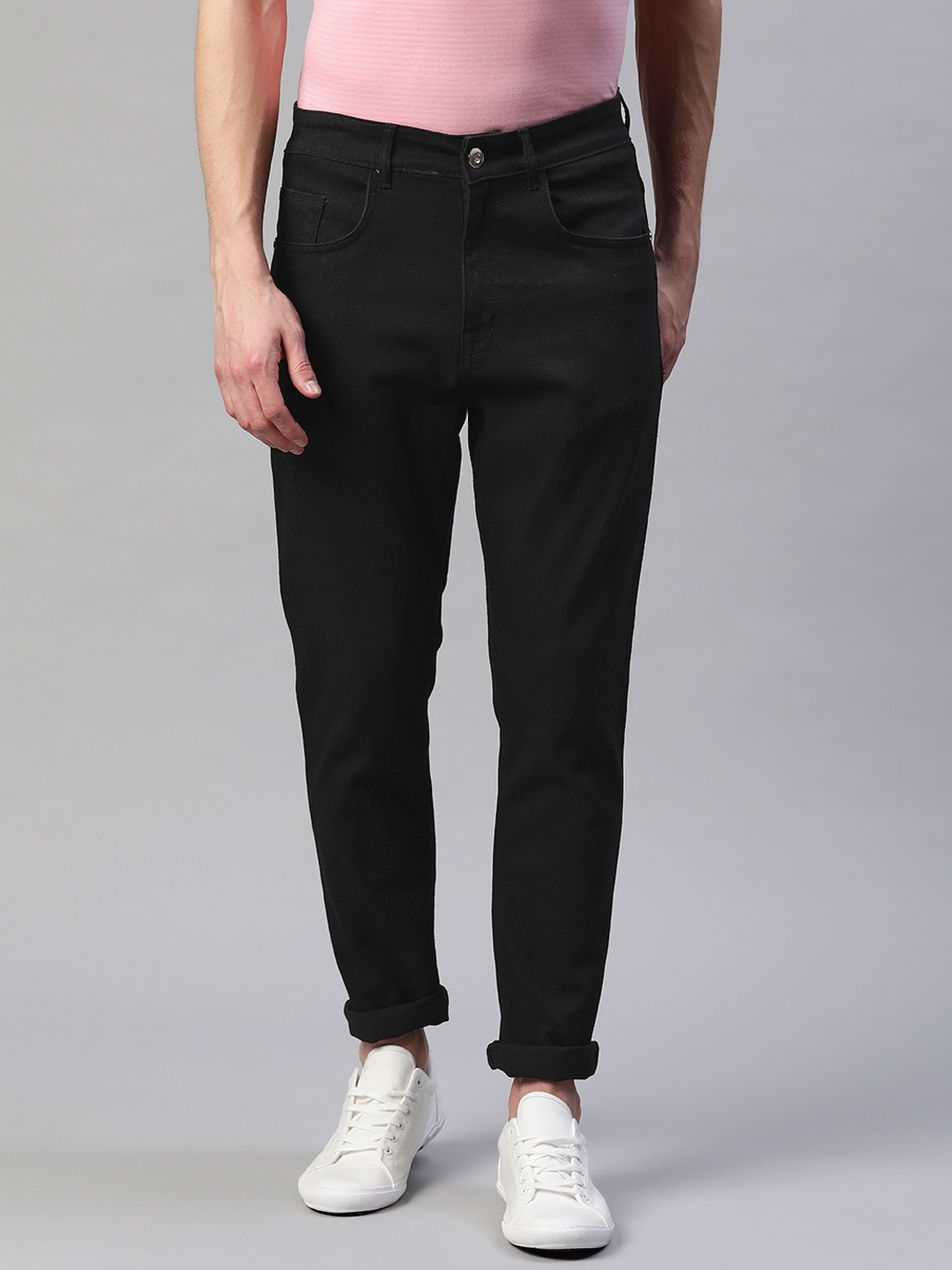 

Hubberholme Men Black Slim Fit Stretchable Jeans