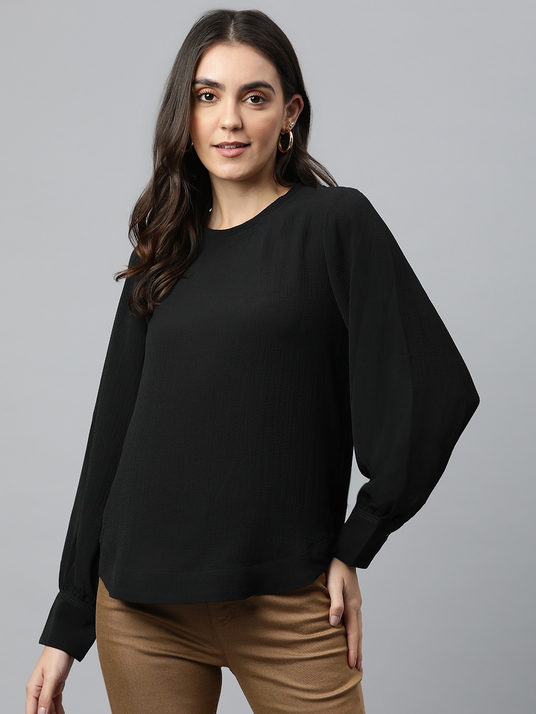 

Marks & Spencer Women Black Top