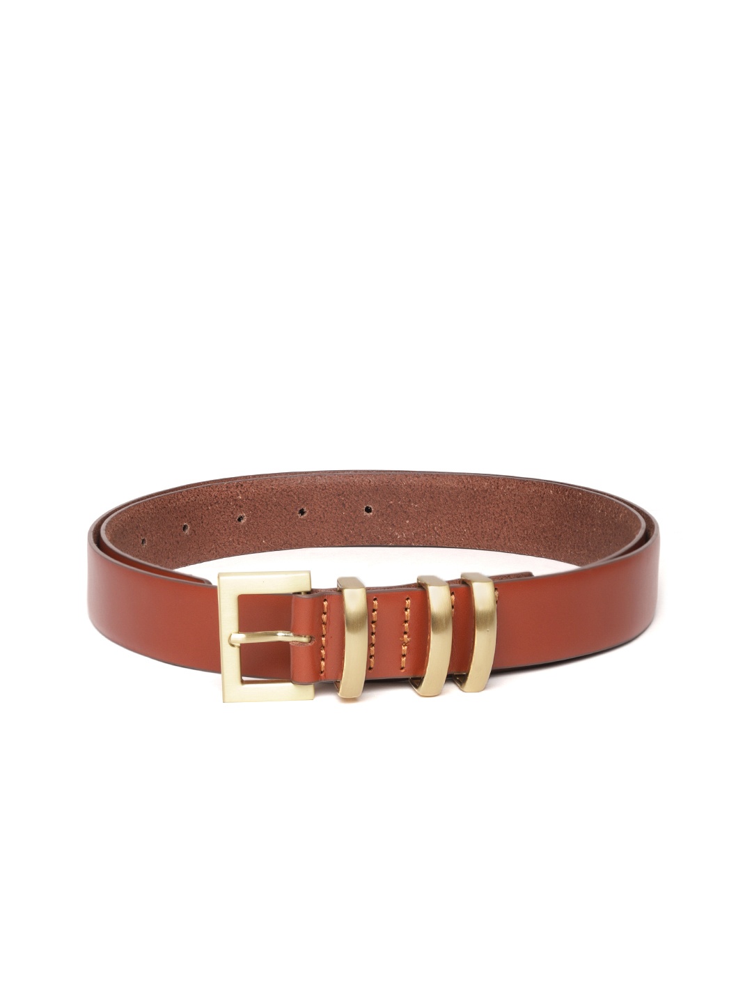 

Marks & Spencer Women Brown Solid Leather Belt