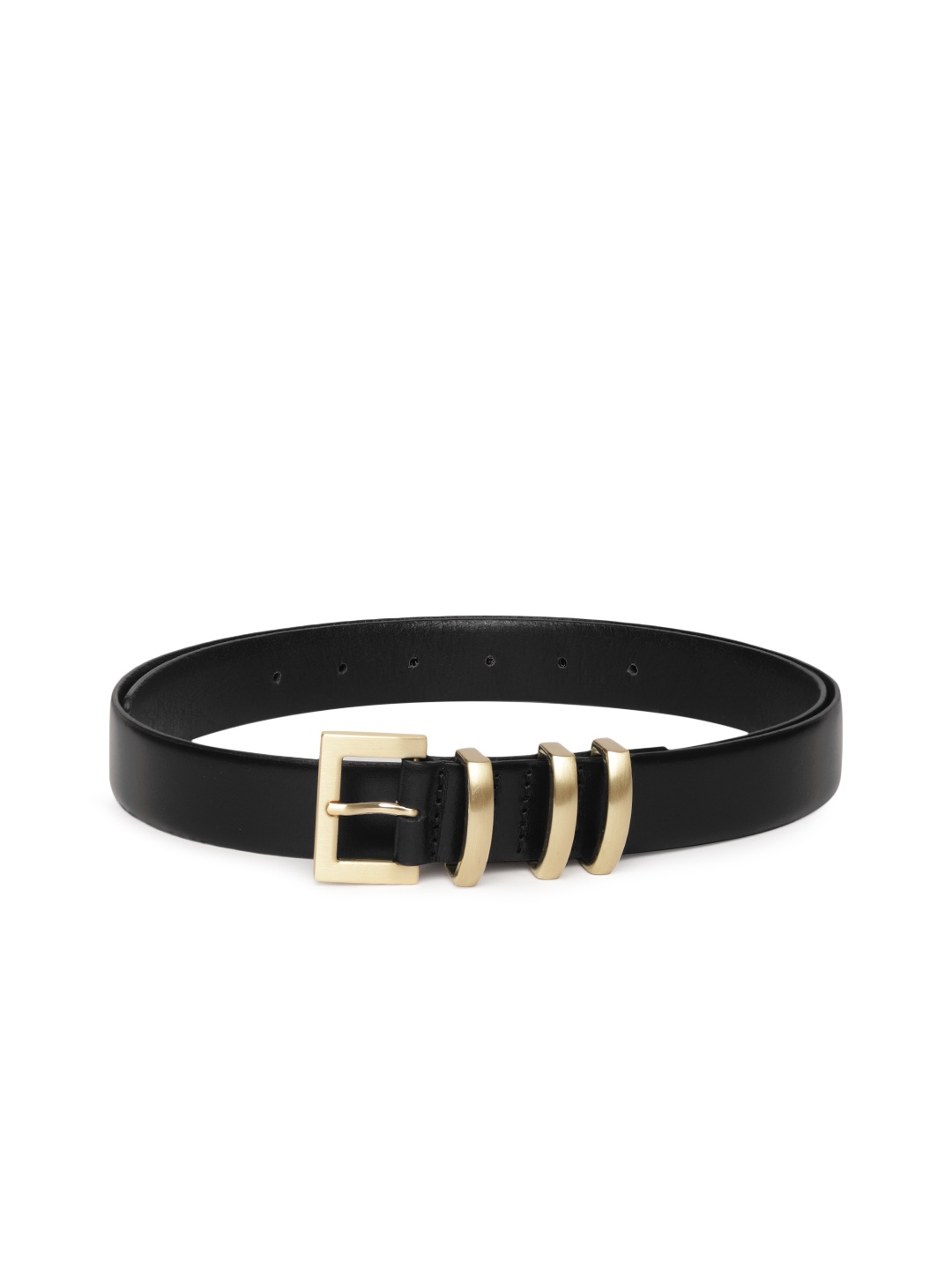 

Marks & Spencer Women Black Leather Belt