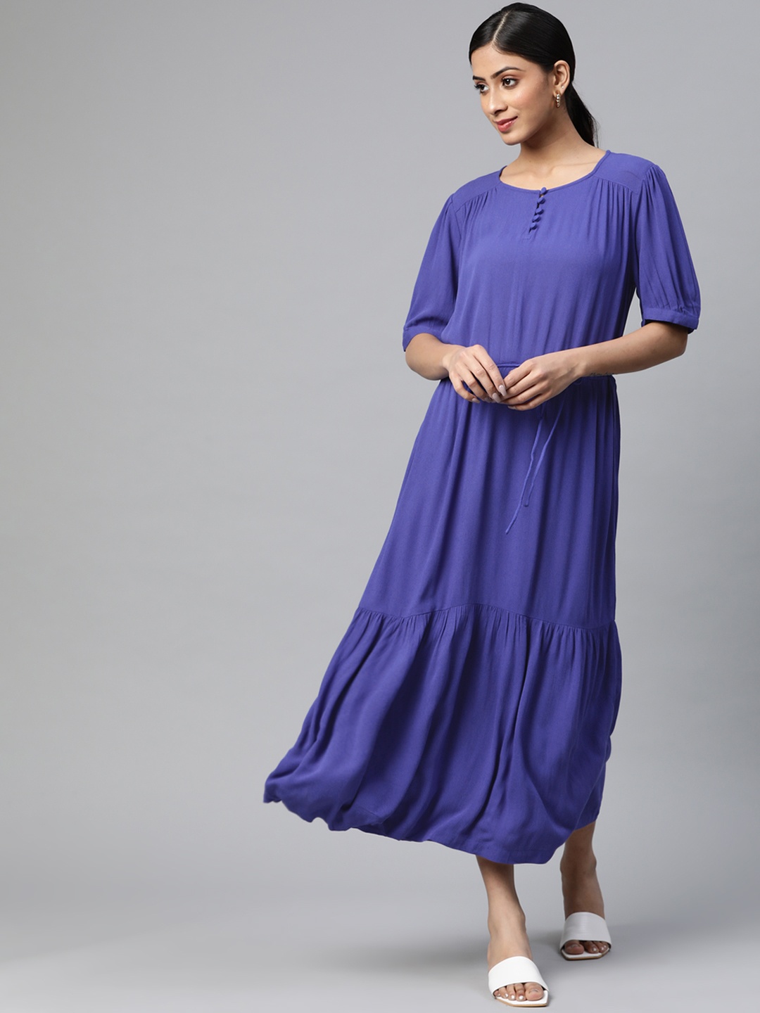 

Marks & Spencer Purple Maxi Dress