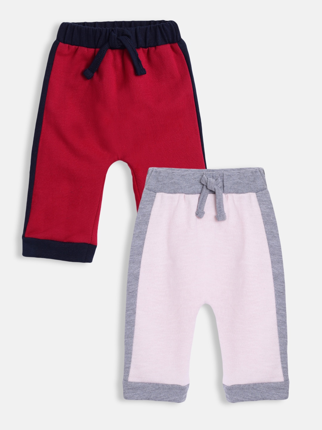 

Rute Infant Girls Pink and Red 2-Pcs Pure Cotton Track Pants