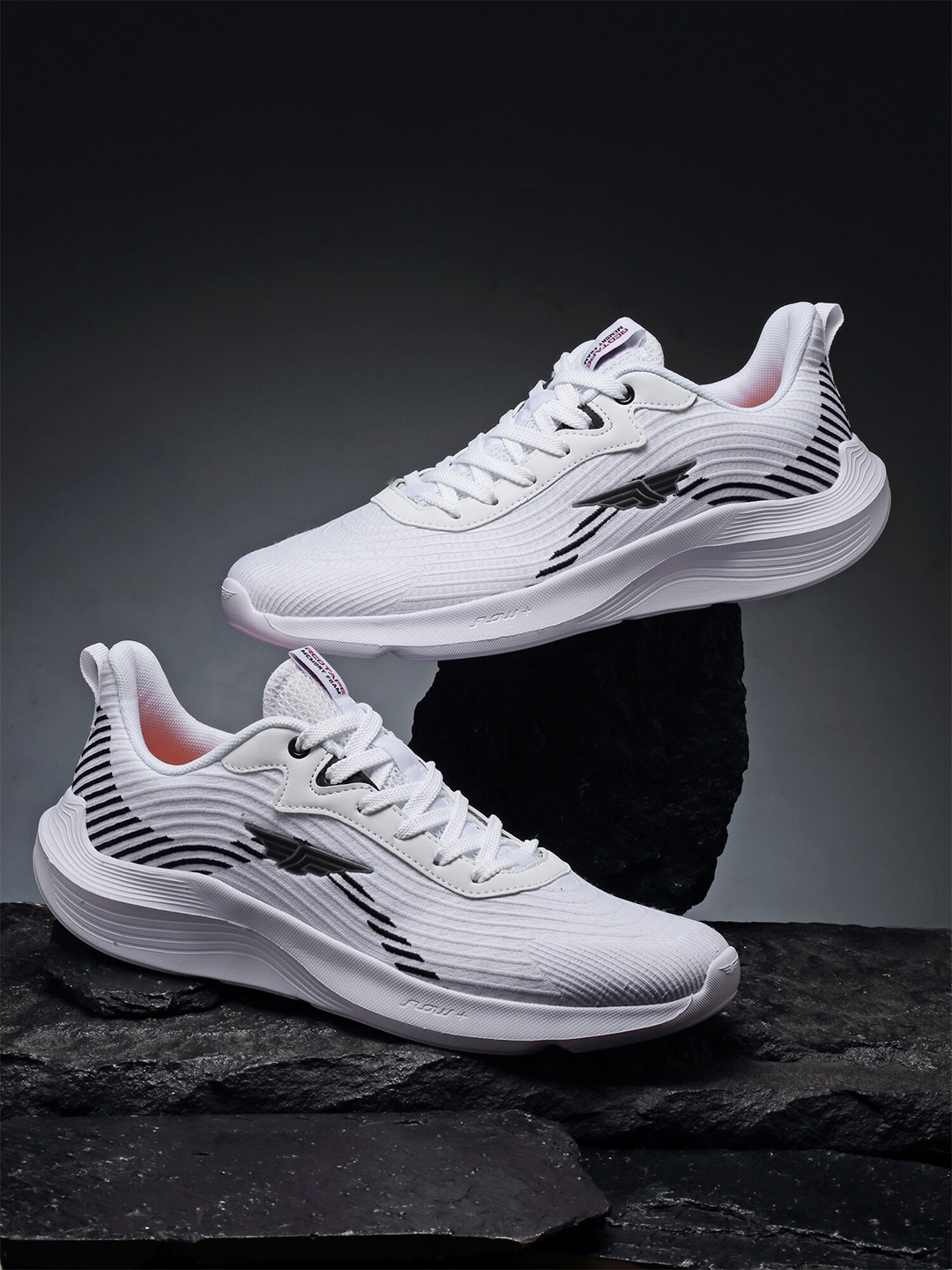 

Red Tape Men White Mesh Walking Shoes