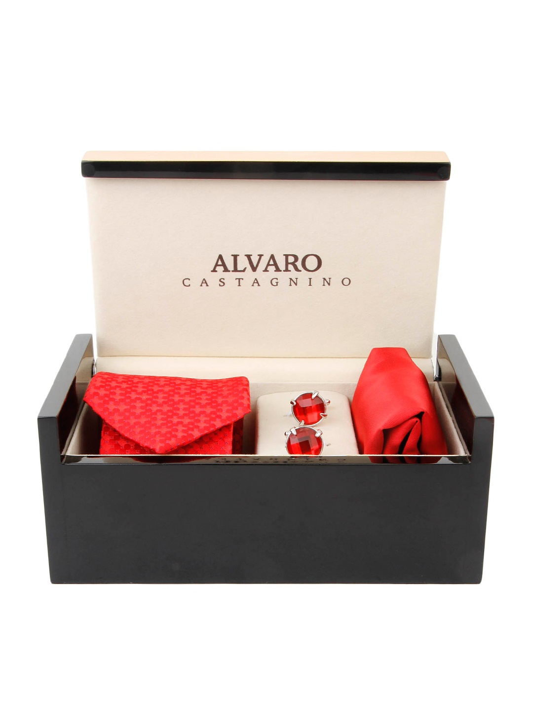 

Alvaro Castagnino Men Red Accessory Gift Set