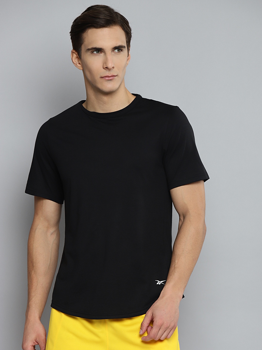 

Reebok Men Black TS AC+ Dreamblend SS Training T-Shirt