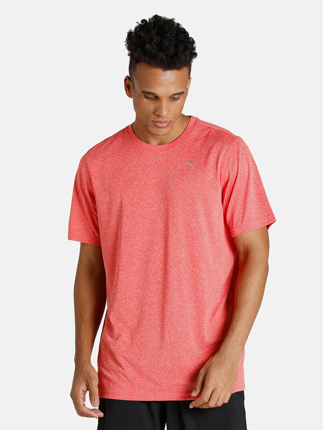 

Puma Men Red Solid dryCELL Training or Gym T-shirt