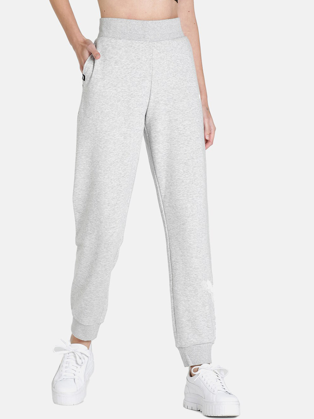 

Puma Women Grey Solid Sustainable Sustainable Track Pant