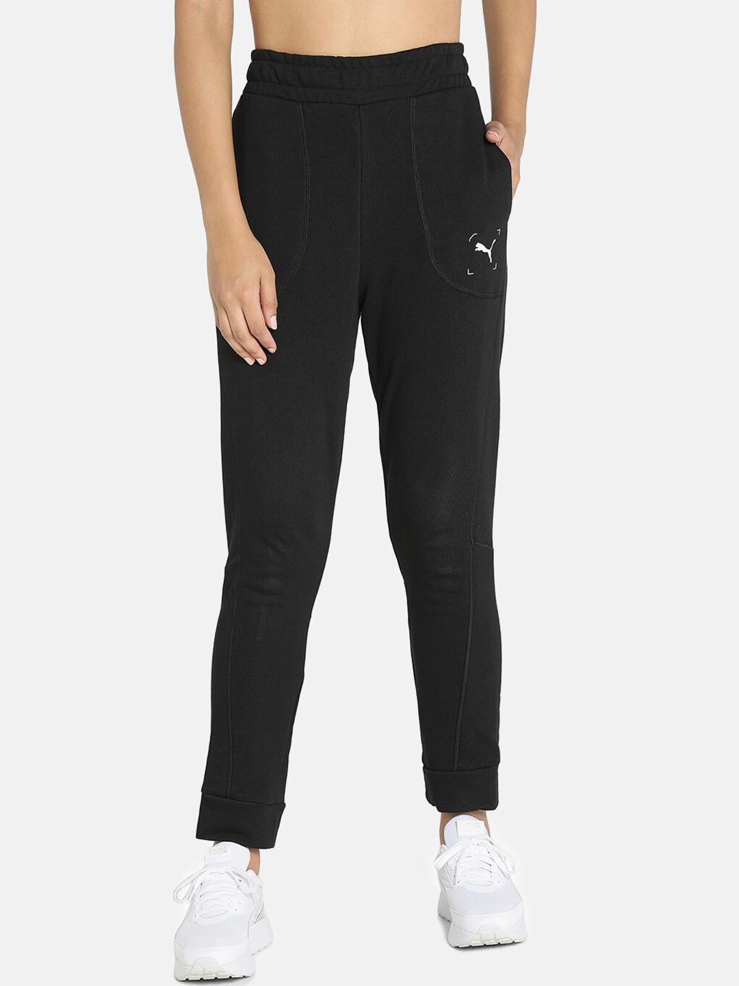 

Puma Women Black Solid NU-TILITY Regular Fit Track Pants