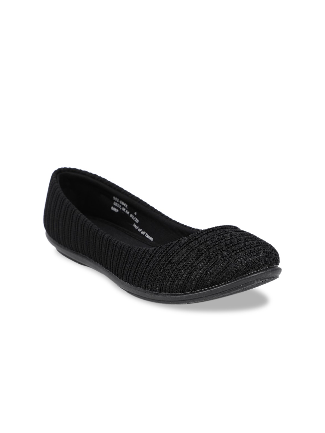 

Bata Women Black Ballerinas Flats