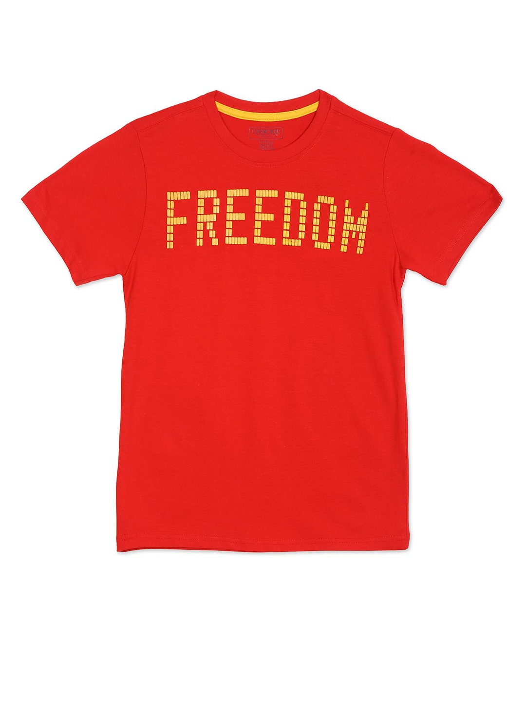 

Cherokee Boys Red Typography Printed T-shirt