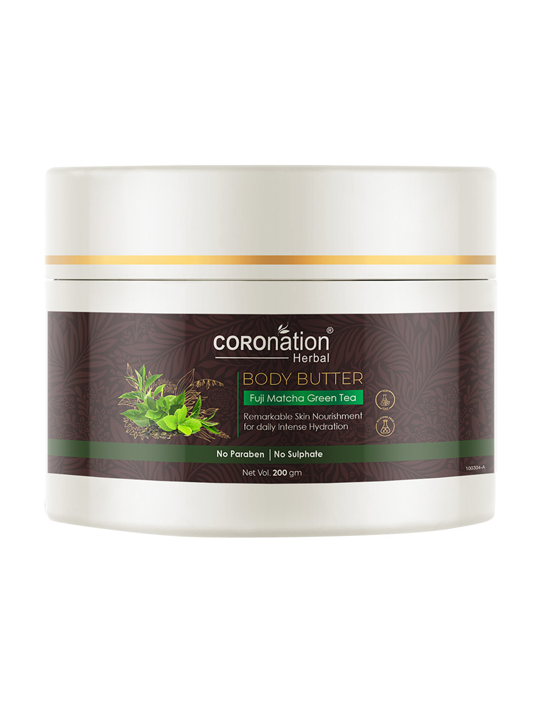 

COROnation Herbal Fuji Matcha Green Tea Body Butter Body Lotion 200 gm, Brown