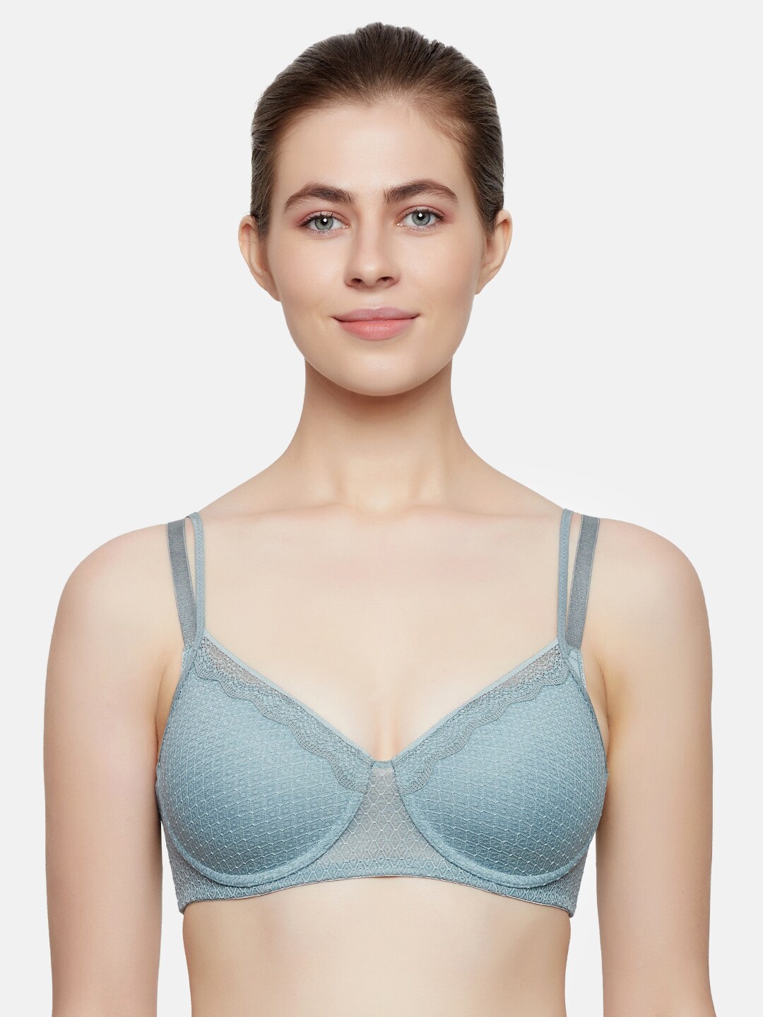 

Triumph Passion Spotlight Double Strap Padded T-shirt Bra, Grey