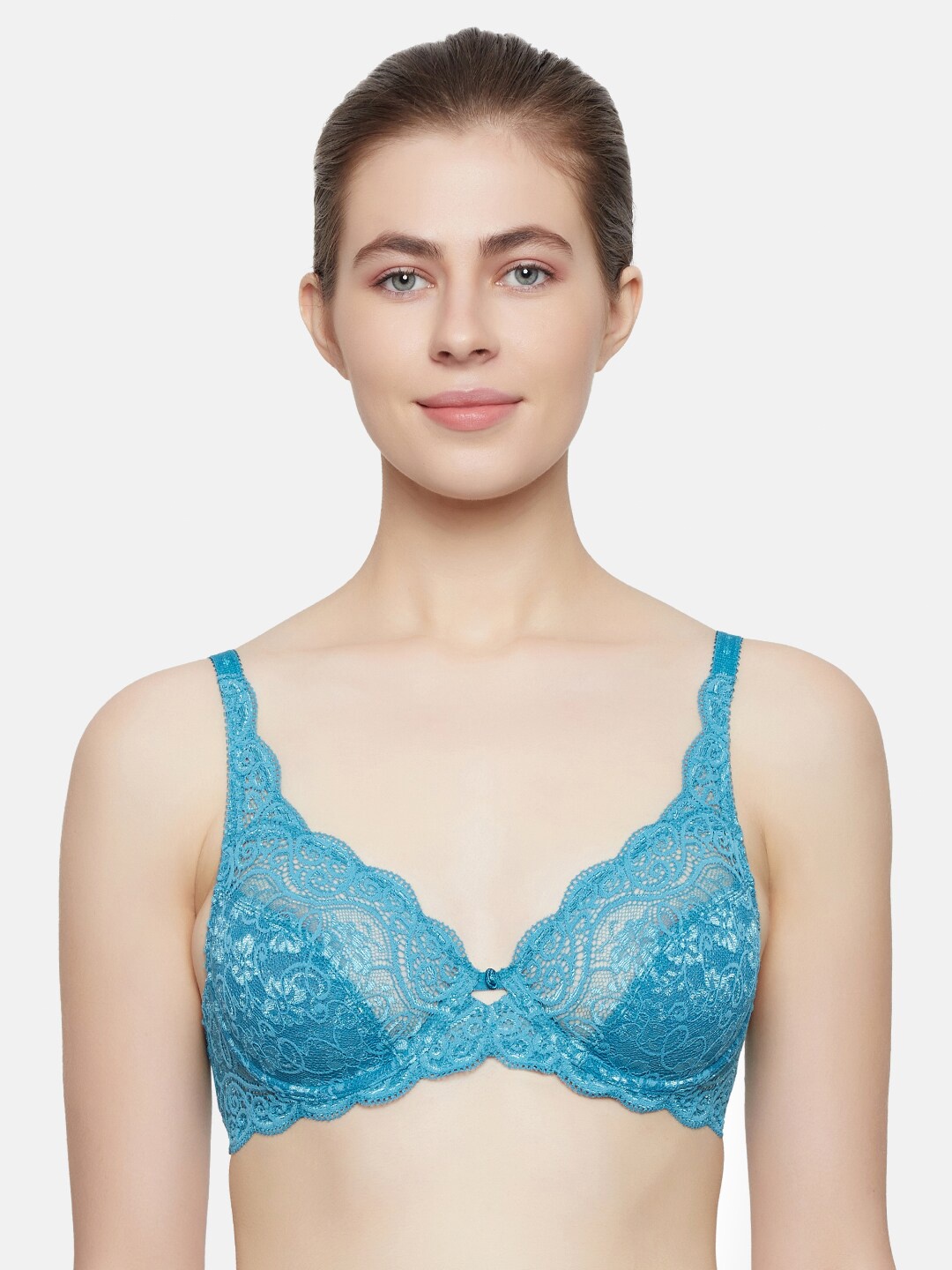 

Triumph Amourette 300 Wired Non-Padded Bra, Blue