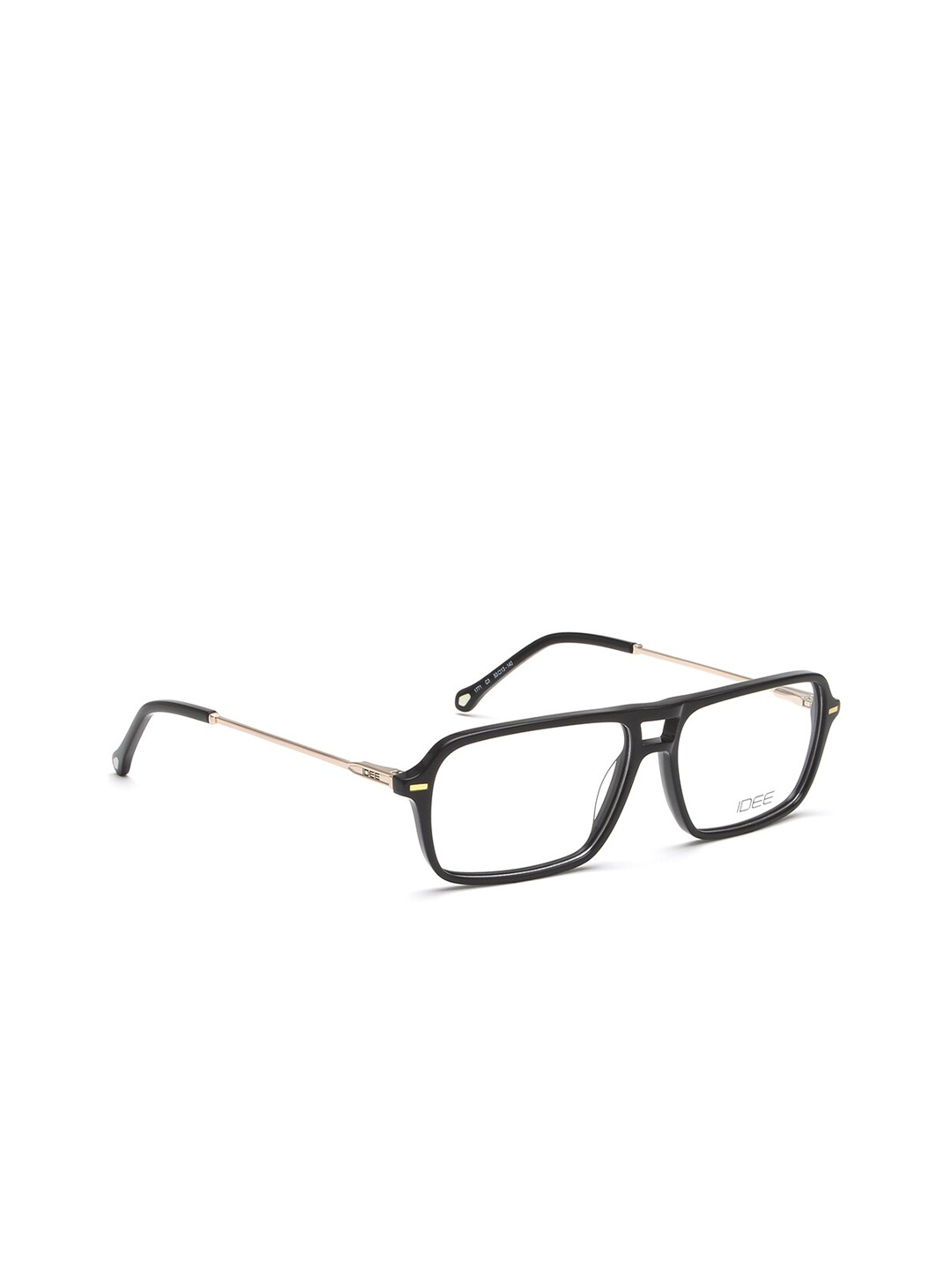 

IDEE Men Black & White Full Rim Rectangle Frames