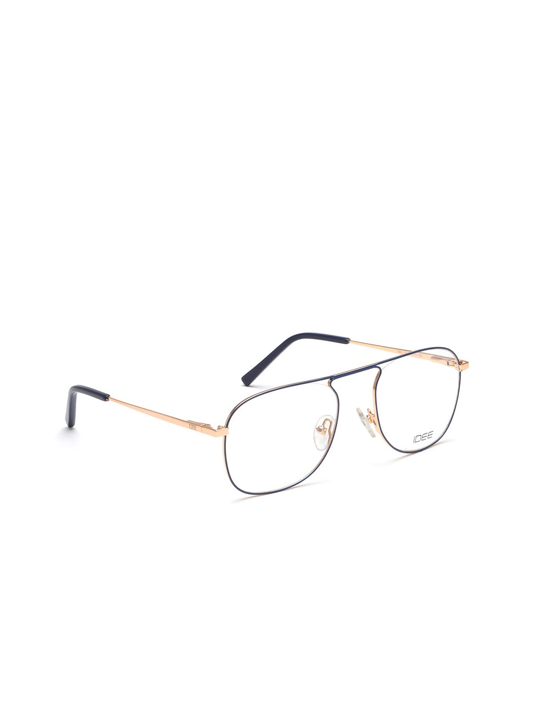 

IDEE Men Black & Gold-Toned Full Rim Square Frames