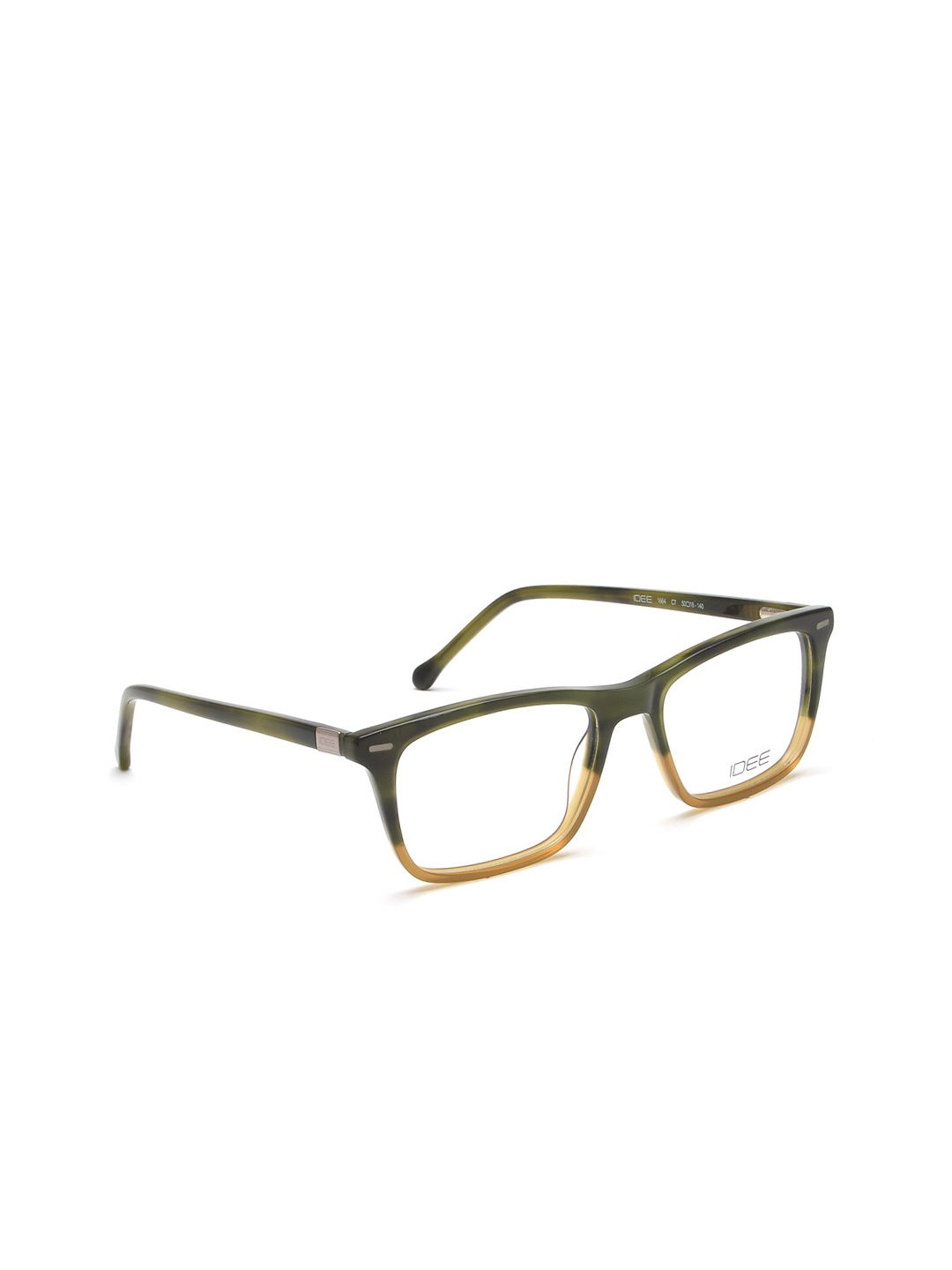 

IDEE Men Green & Beige Full Rim Square Frames