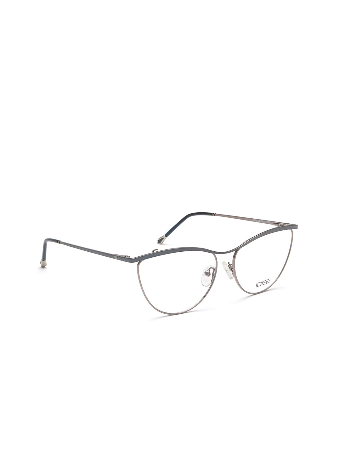 

IDEE Women Silver-Toned & Gunmetal-Toned Full Rim Cateye Frames
