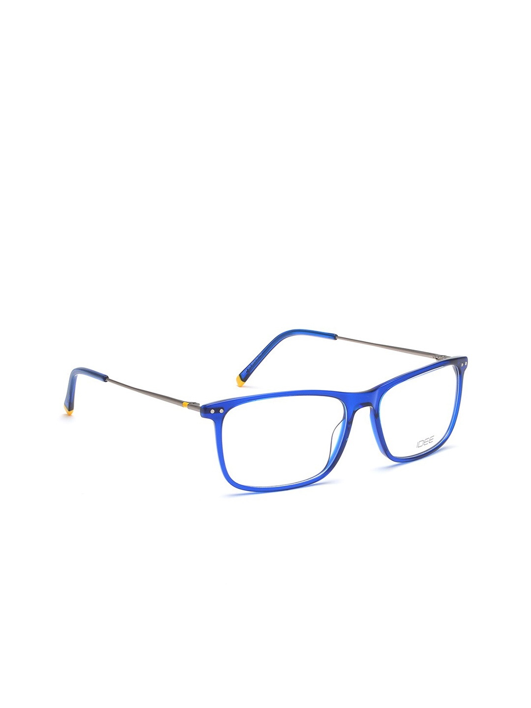 

IDEE Men White & Blue Solid Full Rim Rectangle Frames