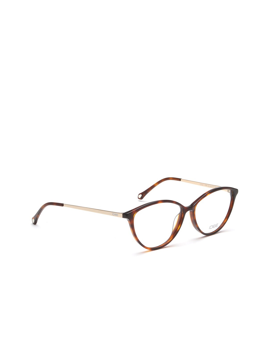 

IDEE Women Gold-Toned & Brown Colourblocked Full Rim Cateye Frames
