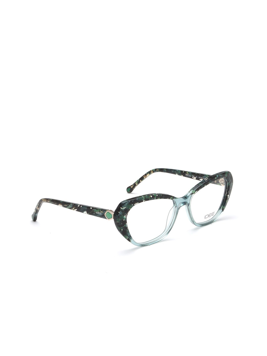 

IDEE Women Transparent & Green Full Rim Cat-eye Frames