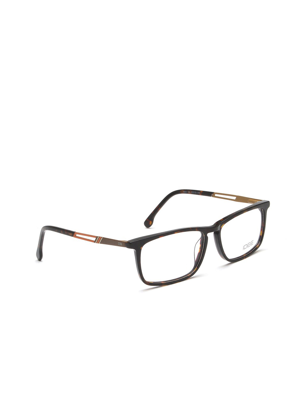 

IDEE Men Black & Brown Full Rim Rectangle Frames