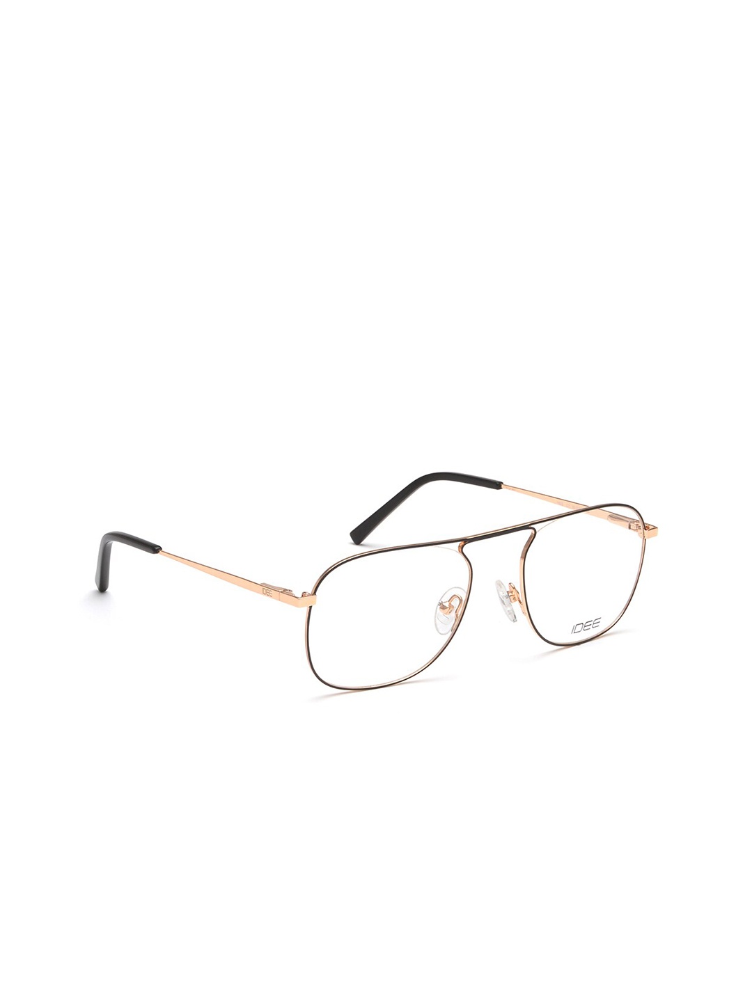 

IDEE Men Brown & Gold-Toned Full Rim Square Frames