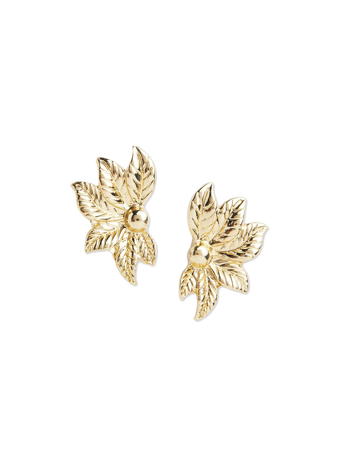 

20Dresses Gold-Toned Contemporary Studs Earrings