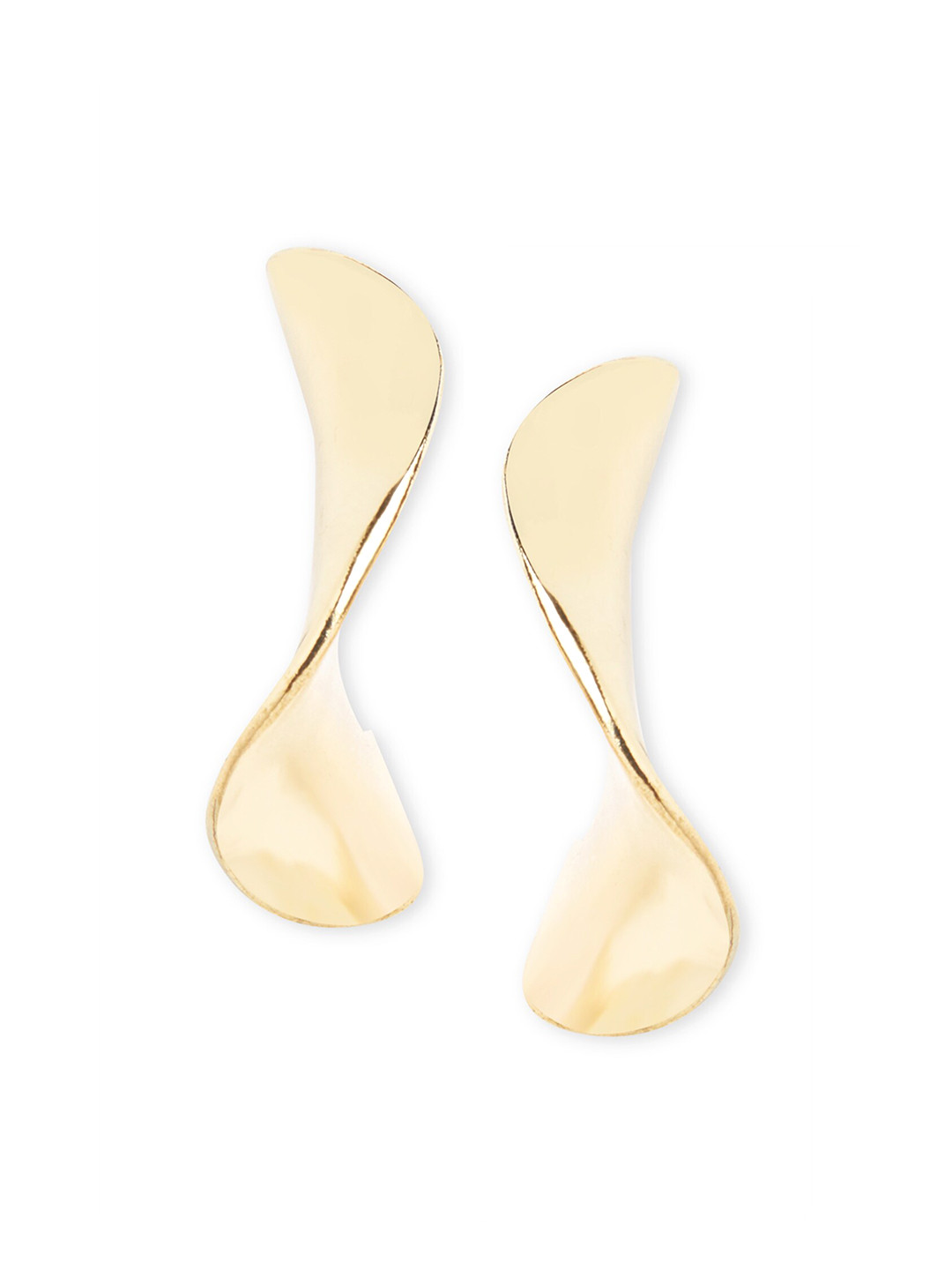 

20Dresses Gold-Toned Contemporary Drop Earrings