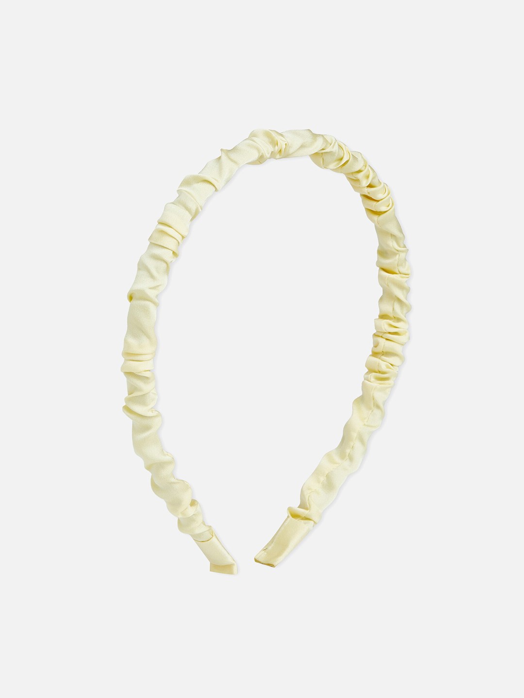 

20Dresses Women Yellow Solid Ruffles Hairband