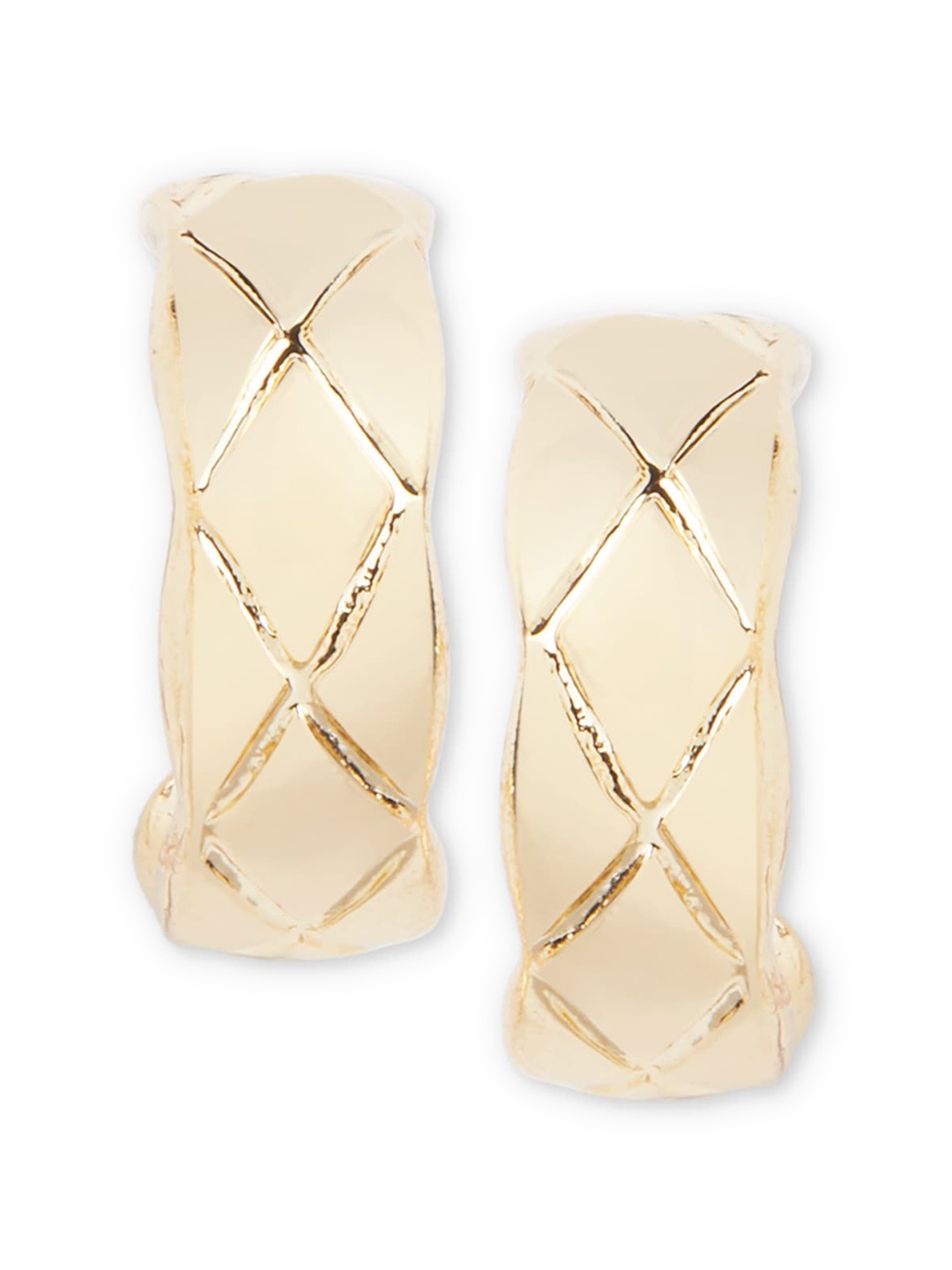 

20Dresses Gold-Toned Contemporary Half Hoop Earrings