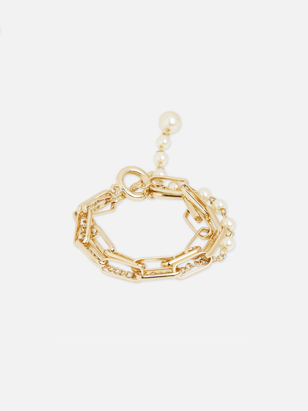 

20Dresses Women Gold-Toned Embellished Multi-strand Bracelet