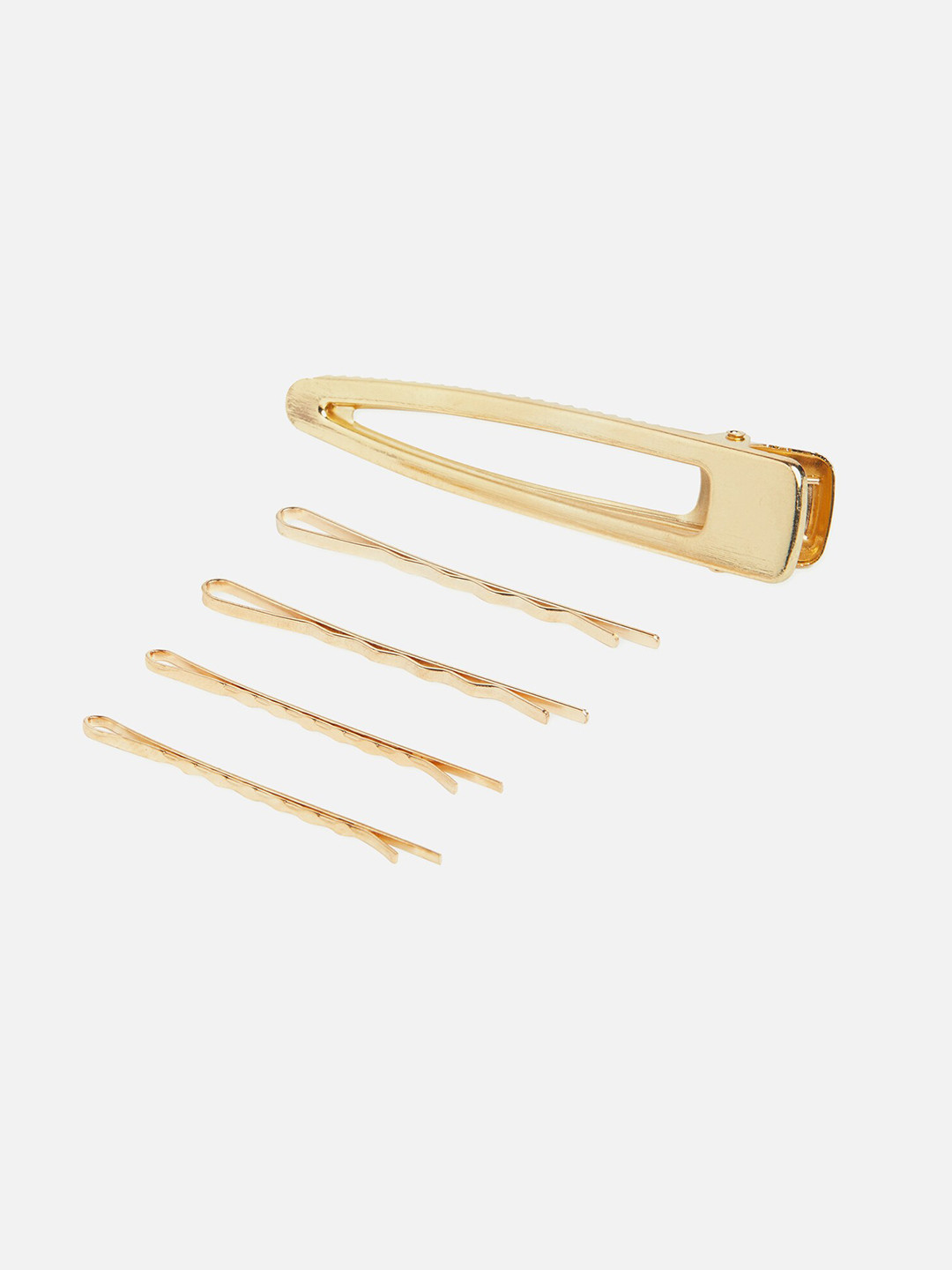 

20Dresses Women Gold-Toned Set Of 5 Bobby Pin with Alligator Clip