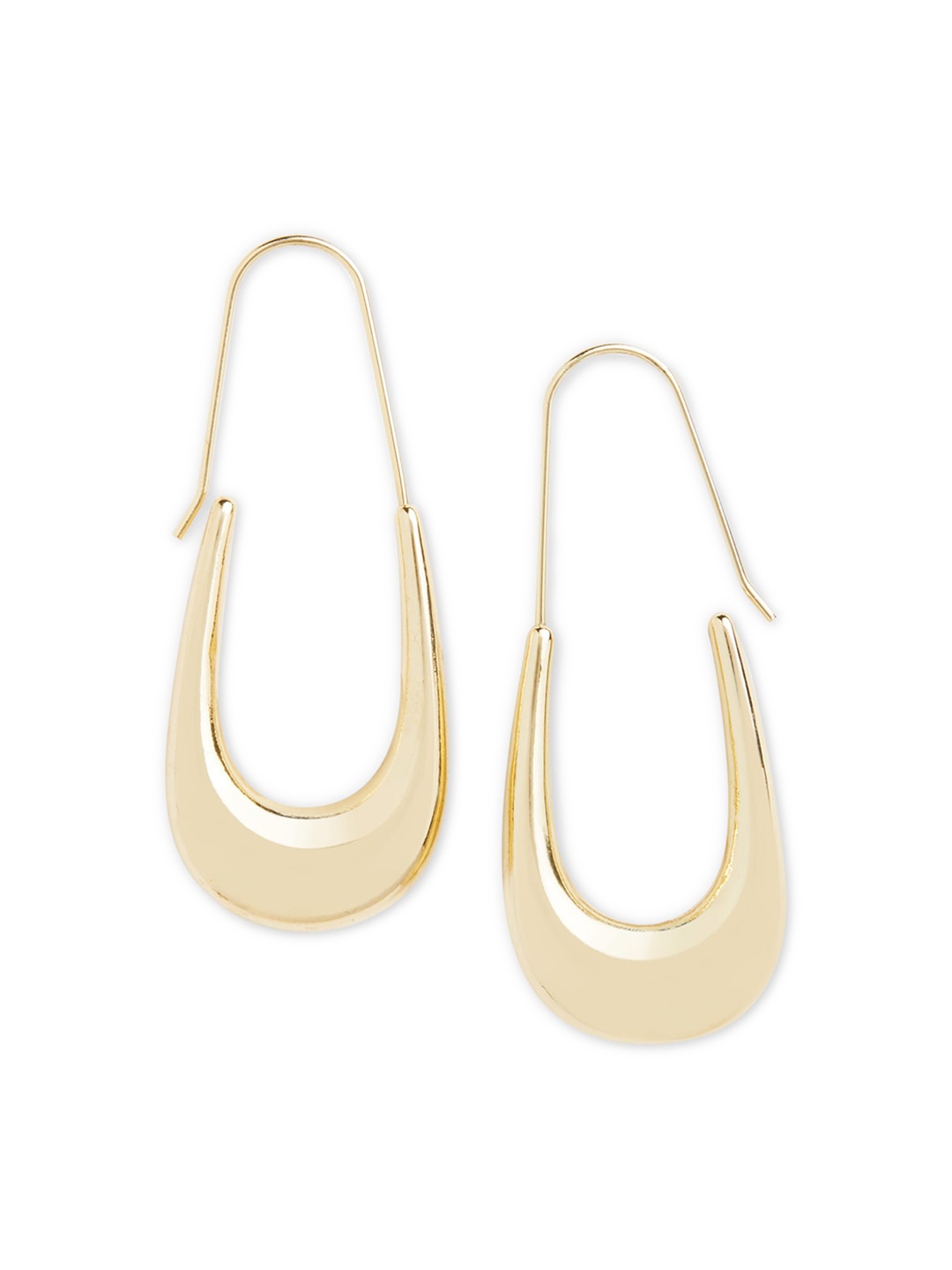 

20Dresses Woman Gold-Toned Contemporary Hoop Earrings