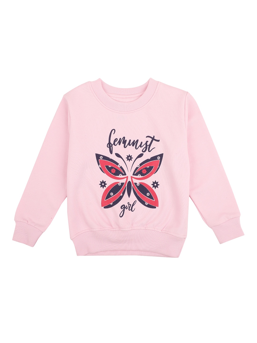 

DYCA Girls Pink Printed Sweatshirt