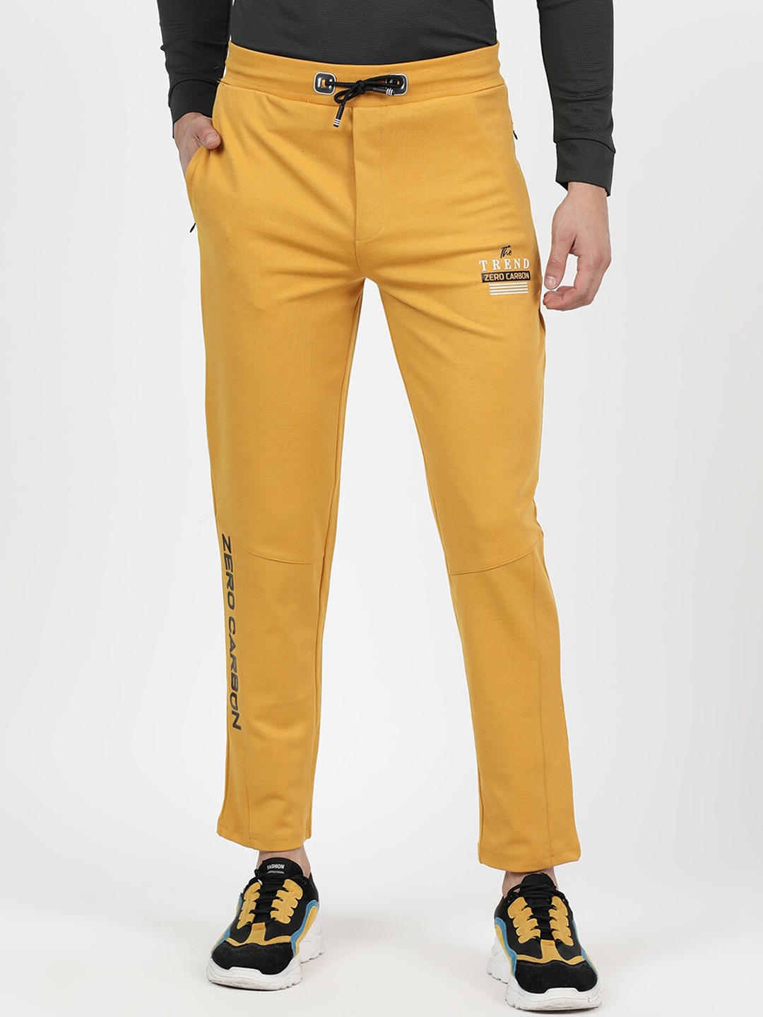 

V2 Value & Variety Men Mustard Solid Track Pant