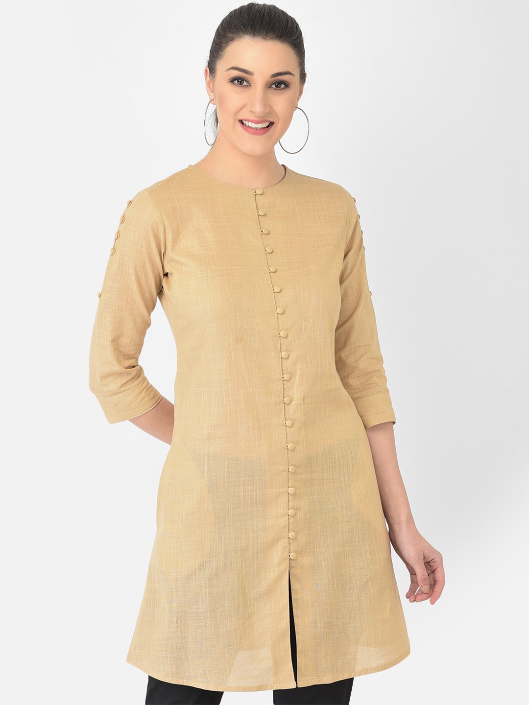 

Eavan Beige Pure Cotton Kurti
