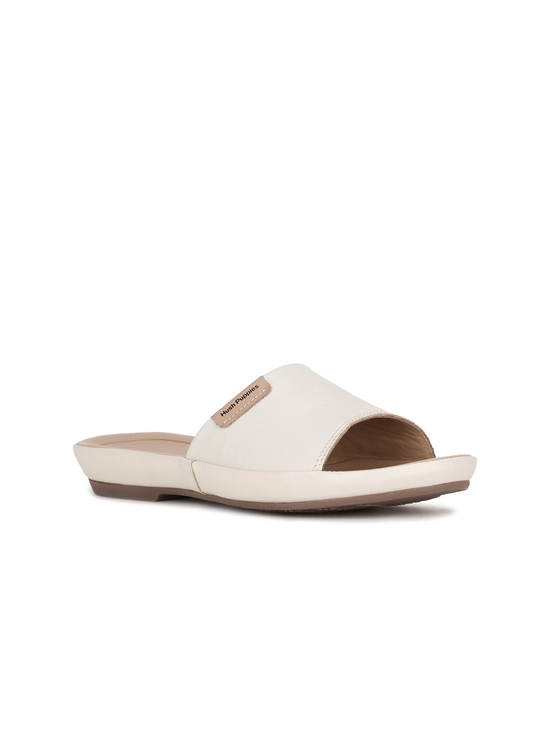 

Hush Puppies Women White Mules Flats